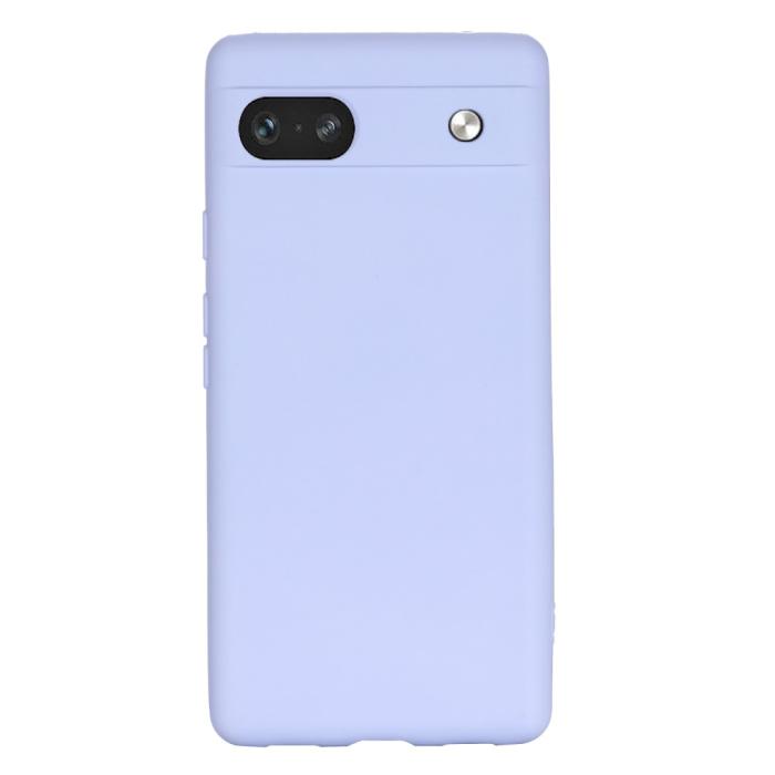 Bild 3,  Google Pixel 7A Skal Liquid Silikon Med Strap Lila - Teknikhallen.se