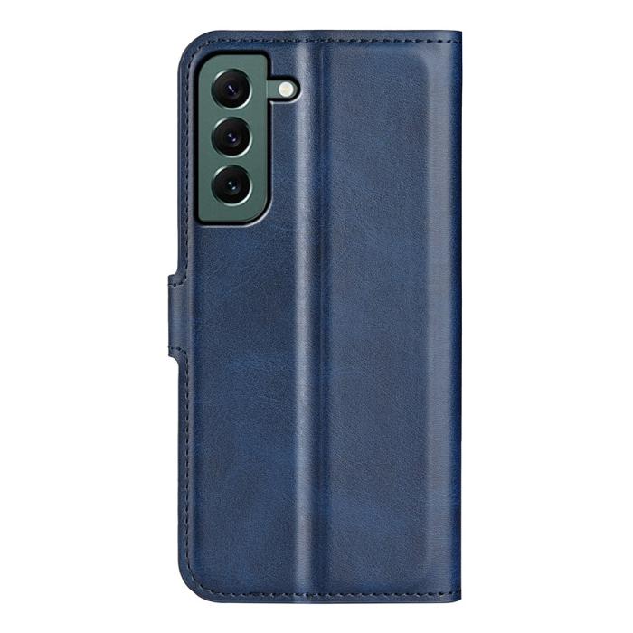 Bild 6,  Samsung Galaxy S23 Plus Fodral Solid Läder Blå - Teknikhallen.se