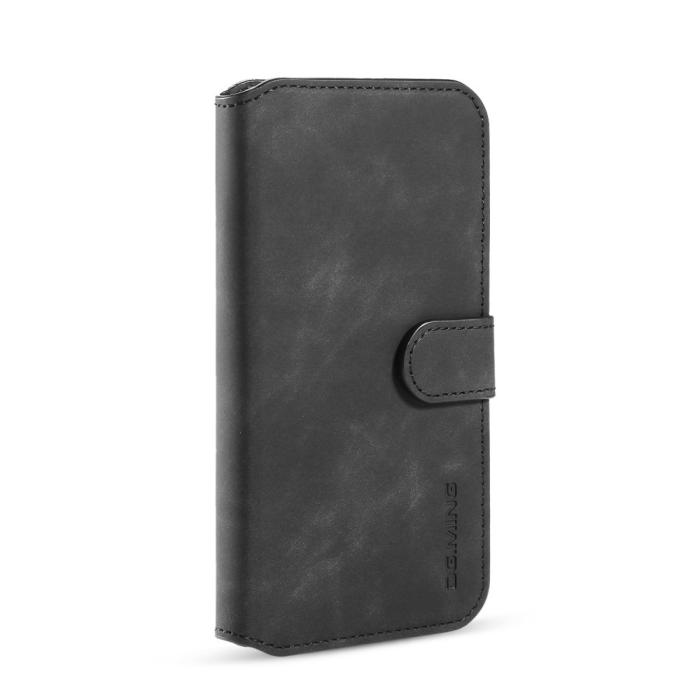Bild 3, DG.MING DG.MING iPhone 11 Fodral Retro Läder Svart - Teknikhallen.se