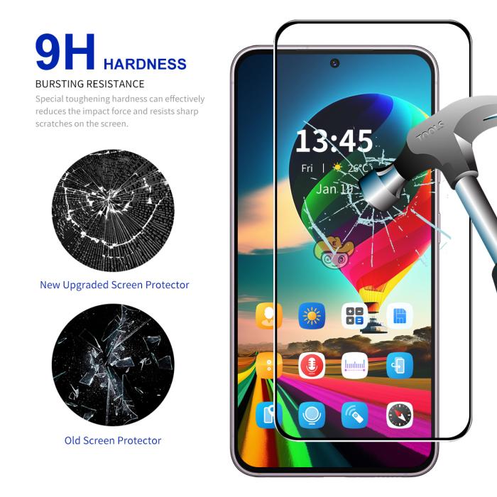 Bild 3, ENKAY ENKAY OnePlus Nord CE5 Skärmskydd Heltäckande Härdat Glas - Teknikhallen.se