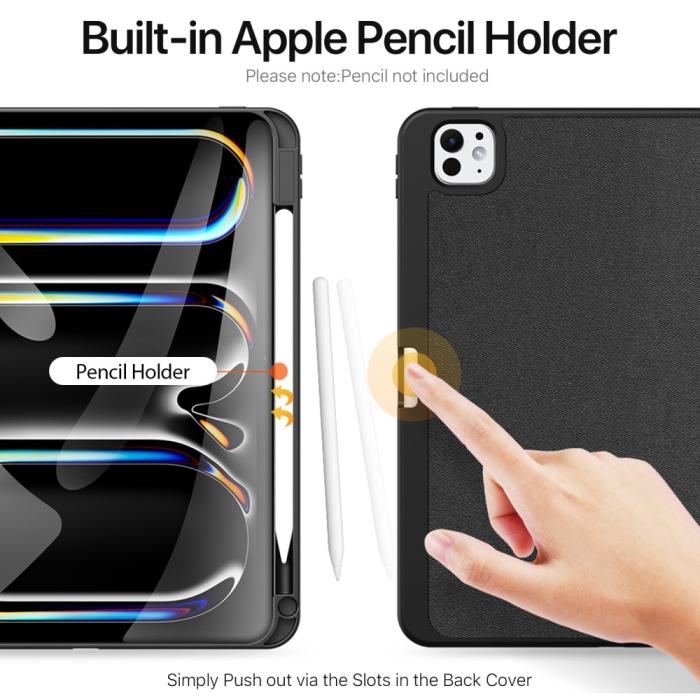 Bild 4, DUX DUCIS DUX DUCIS iPad Pro 11 2025/2024 DOMO Series Tri-Fold Fodral - Teknikhallen.se