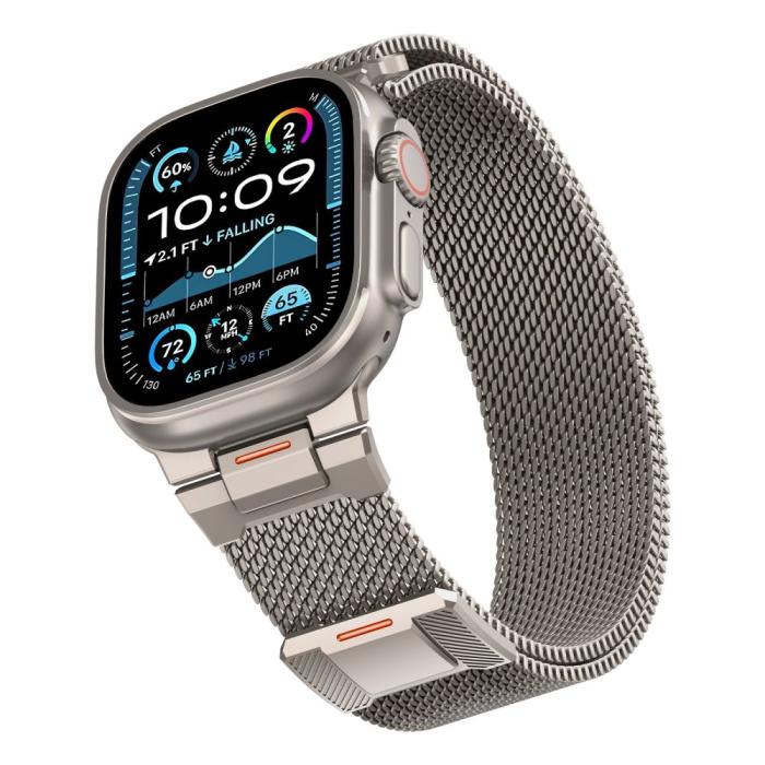 Bild 3, Tech-Protect Tech-Protect Apple Watch 42/44/45/46/49 mm Armband Milano VanGuard - Teknikhallen.se