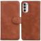  Motorola Moto G52/G82 Fodral Skin Touch Brun - Teknikhallen.se