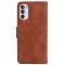  Motorola Moto G52/G82 Fodral Skin Touch Brun - Teknikhallen.se