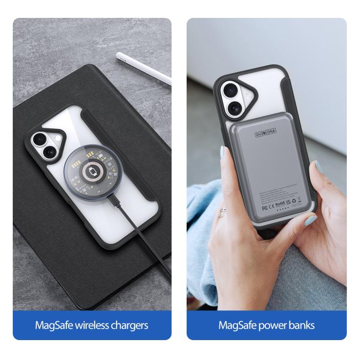 Bild 4, DUX DUCIS DUX DUCIS iPhone 17 Fodral MagSafe Skin X Pro Svart - Teknikhallen.se