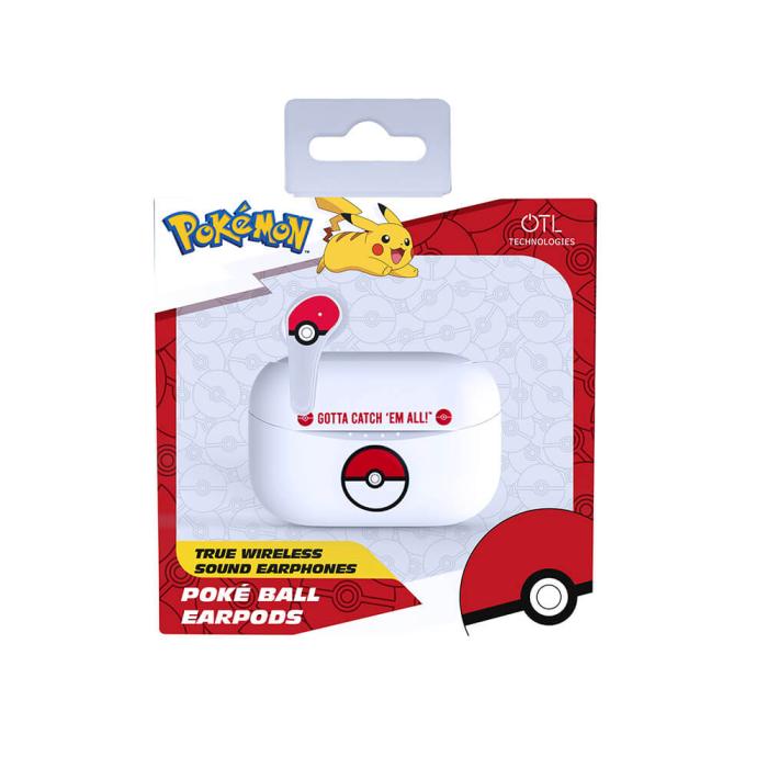 Bild 2, OTL Pokemon Hörlur In-Ear TWS Bluetooth Vit - Teknikhallen.se