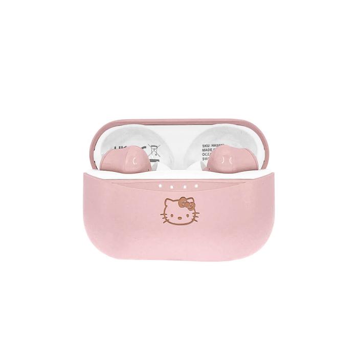 Bild 4, OTL Hello Kitty Hörlur In-Ear TWS Bluetooth Rosa - Teknikhallen.se