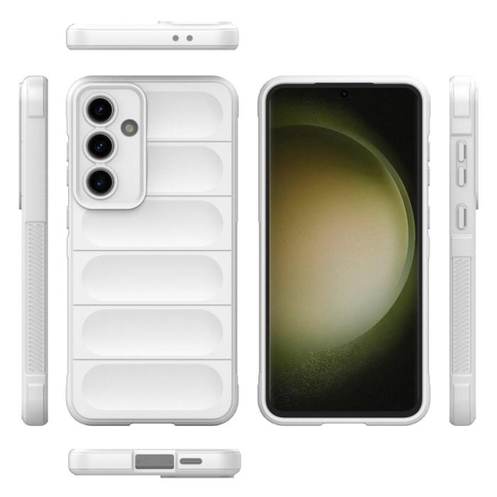 Bild 2,  Samsung Galaxy S24 FE Skal Magic Shield Vit - Teknikhallen.se