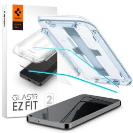 Spigen Spigen Galaxy S25 Plus / S24 Plus 2-PACK GLAS.tR "Ez Fit" Skärmskydd - Teknikhallen.se