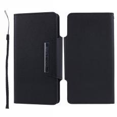  iPhone 13 - 2in1 L&auml;der Magnet Fodral / Skal - Svart - Teknikhallen.se