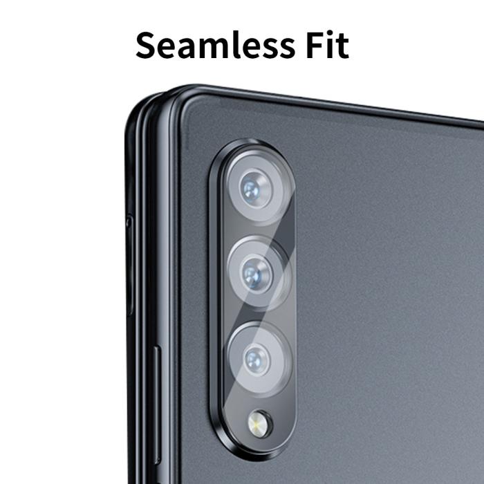 Bild 3, ENKAY ENKAY Galaxy Z Fold 5 Linsskydd Härdat Glas Svart - Teknikhallen.se