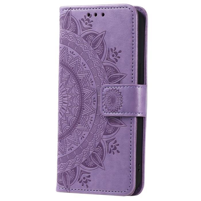 Bild 5,  Xiaomi 12T / 12T Pro Fodral Mandala Läder Lila - Teknikhallen.se