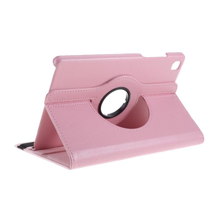 Bild 3,  Samsung Galaxy Tab A7 10.4 Fodral 360° Rotation Ljus Rosa - Teknikhallen.se