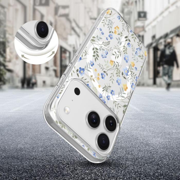Bild 5, Tech-Protect Tech-Protect iPhone 17 Pro Max Skal MagSafe FlexAir Spring Flowers - Teknikhallen.se