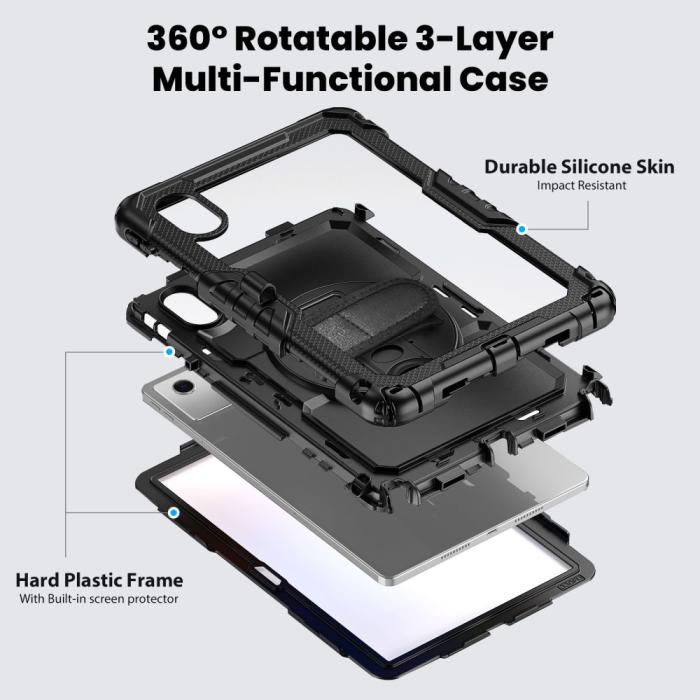 Bild 4, Tech-Protect Tech-Protect Lenovo Idea Tab 11 Skal Solid Svart - Teknikhallen.se