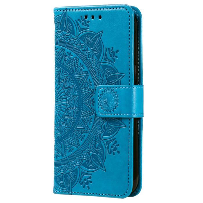 Bild 5,  Samsung Galaxy A34 5G Fodral Mandala Läder Blå - Teknikhallen.se