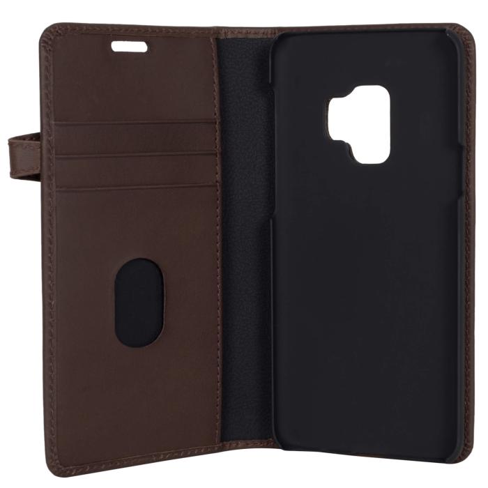 Bild 4, Buffalo Buffalo Samsung Galaxy S9 Fodral 2in1 Äkta Läder Brun - Teknikhallen.se