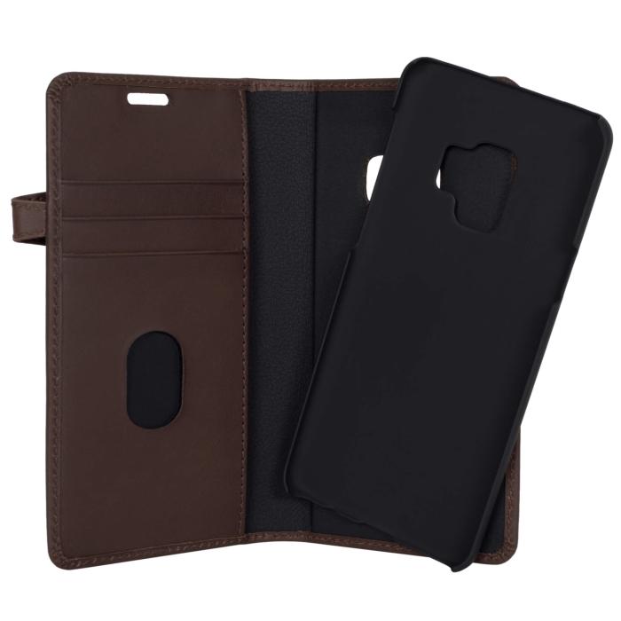 Bild 5, Buffalo Buffalo Samsung Galaxy S9 Fodral 2in1 Äkta Läder Brun - Teknikhallen.se