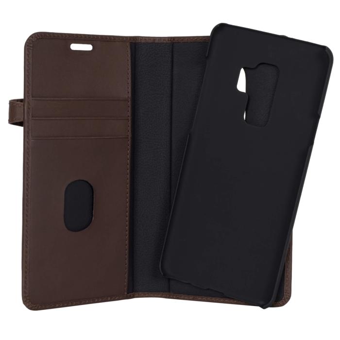 Bild 5, Buffalo Buffalo Samsung Galaxy S9 Plus Fodral 2in1 Äkta Läder Brun - Teknikhallen.se