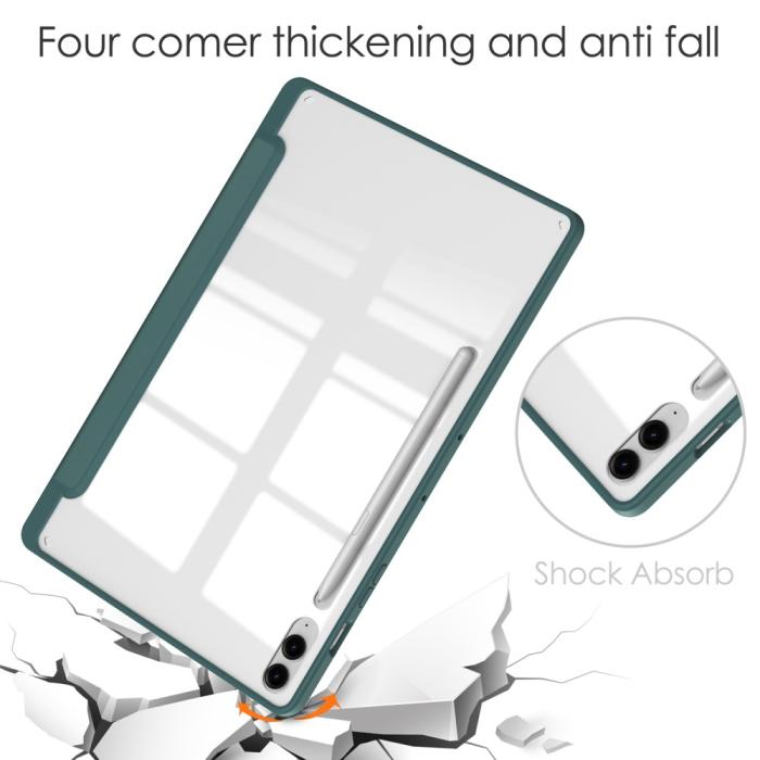 Bild 4,  Galaxy Tab S9 FE Plus Fodral Hybrid Pennhållare Gr - Teknikhallen.se