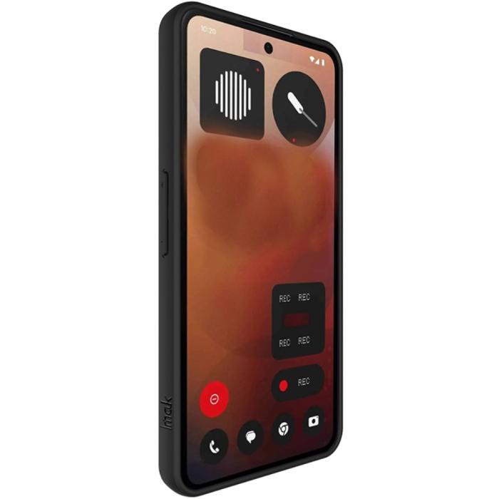 Bild 4, IMAK IMAK Nothing Phone 3a Pro Skal Hybrid Matt Tonad Svart - Teknikhallen.se