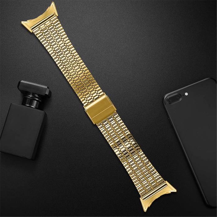 Bild 4,  Google Pixel Watch / Watch 2 Metallarmband Guld - Teknikhallen.se