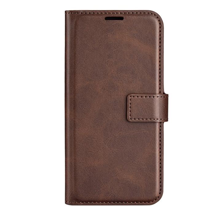 Bild 5,  Samsung Galaxy S23 Plus Fodral Solid Läder Brun - Teknikhallen.se