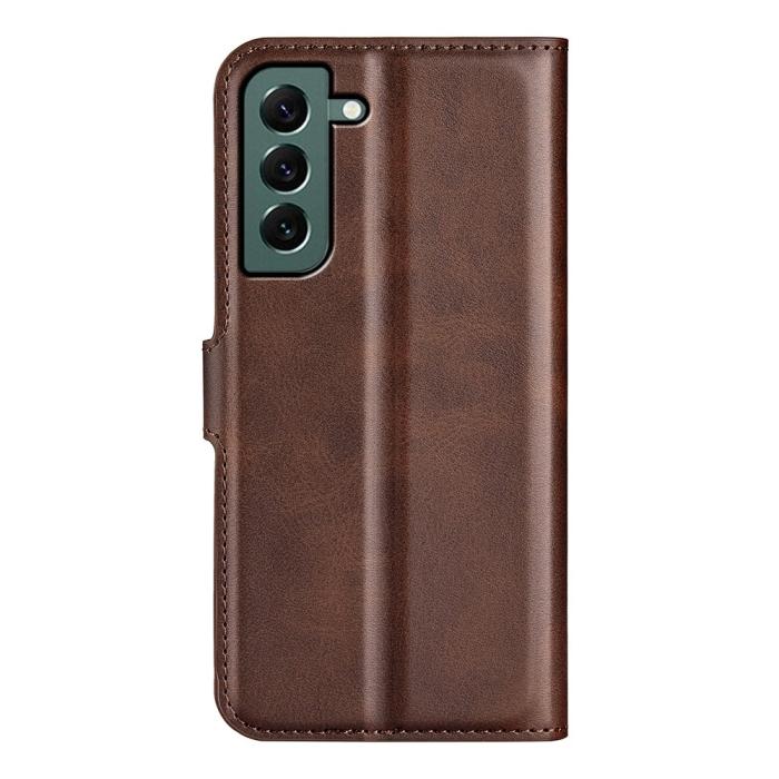 Bild 6,  Samsung Galaxy S23 Plus Fodral Solid Läder Brun - Teknikhallen.se