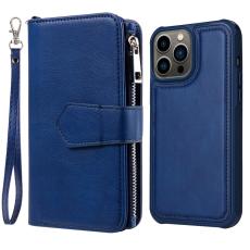  iPhone 13 Pro Fodral/Skal 2in1 Magnet Multifunktionellt Bl&aring; - Teknikhallen.se