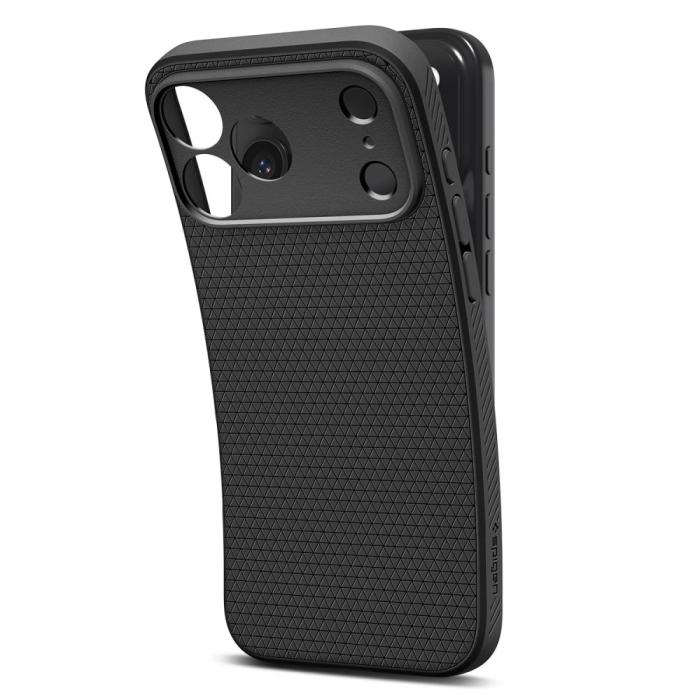Bild 6, Spigen Spigen iPhone 17 Pro Skal Liquid Air Matt Svart - Teknikhallen.se