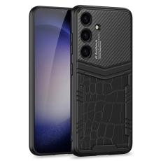 GKK GKK Galaxy S24 Plus Skal Hybrid L&auml;der Krokodil - Teknikhallen.se