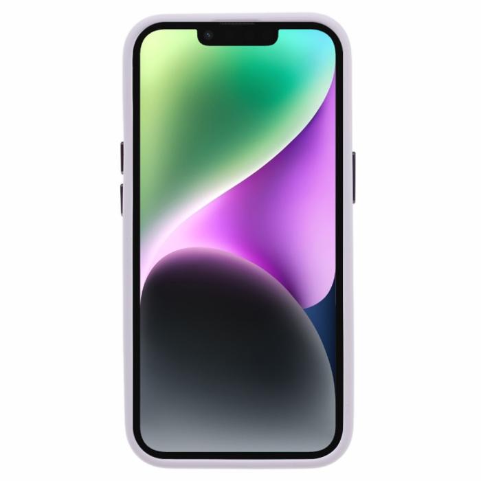 Bild 2,  iPhone 15 Plus Skal Liquid Silikon AluLens Ljus Lila - Teknikhallen.se