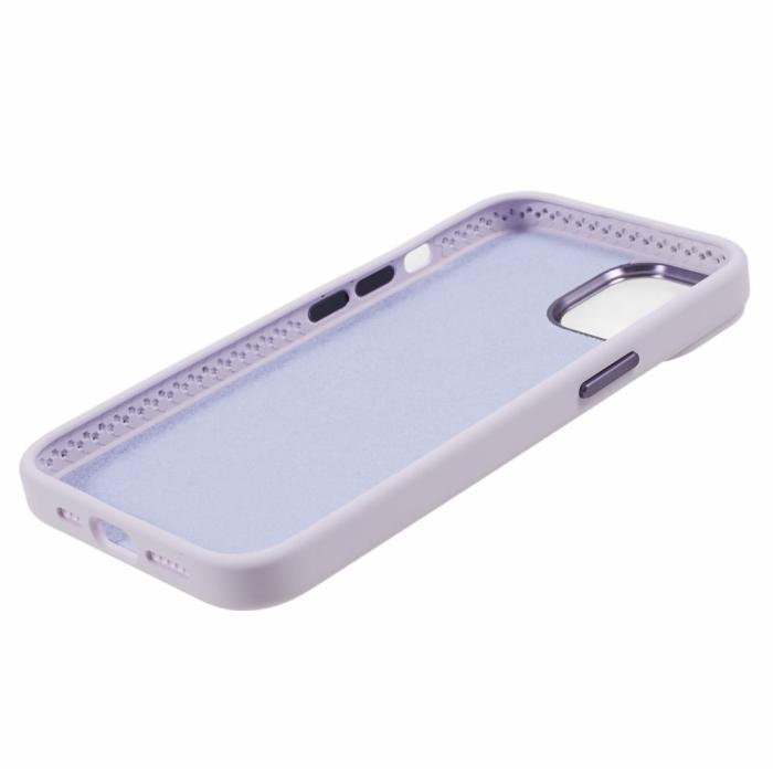 Bild 6,  iPhone 15 Plus Skal Liquid Silikon AluLens Ljus Lila - Teknikhallen.se