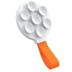 JOYROOM Joyroom MagSafe Mobilh&aring;llare V&auml;ggmonterad Sugkopp Vit/Orange - Teknikhallen.se
