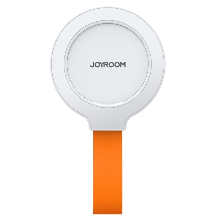 Bild 2, JOYROOM Joyroom MagSafe Mobilhållare Väggmonterad Sugkopp Vit/Orange - Teknikhallen.se