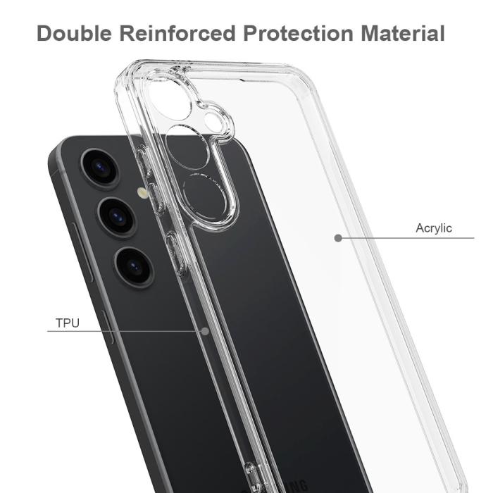 Bild 5,  Samsung Galaxy S24 Skal Akryl/TPU Transparent - Teknikhallen.se