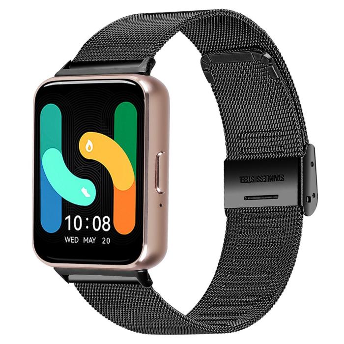 Bild 2,  Samsung Galaxy Watch Fit 3 Armband Milanese Svart - Teknikhallen.se
