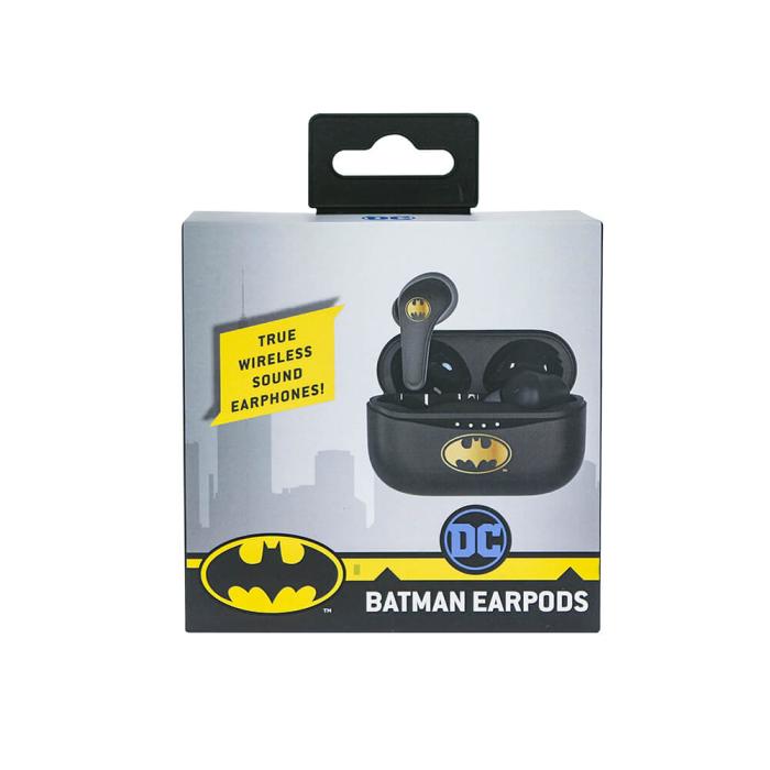 Bild 2, OTL Batman Hörlur In-Ear TWS Bluetooth Svart - Teknikhallen.se