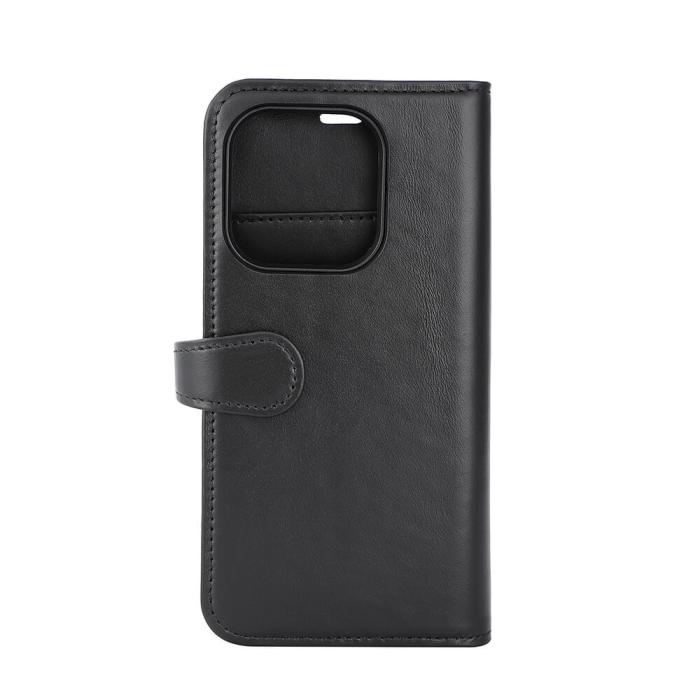 Bild 3, Buffalo Buffalo iPhone 15 Pro Fodral 2in1 Äkta Läder Svart - Teknikhallen.se