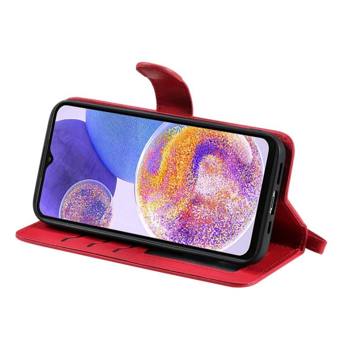 Bild 2,  Samsung Galaxy A23 5G 2in1 Magnet/Plånboksfodral Röd - Teknikhallen.se