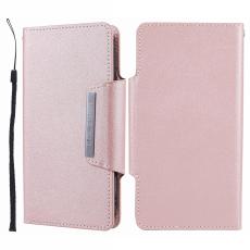  iPhone 13 - 2in1 L&auml;der Magnet Fodral / Skal - Ros&eacute;guld - Teknikhallen.se