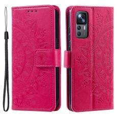  Xiaomi 12T / 12T Pro Fodral Mandala L&auml;der Rosa - Teknikhallen.se