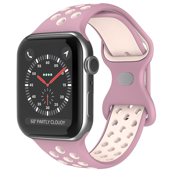 Bild 2, ColorPop Sportarmband Dual-Color Apple Watch 42/44/45/46/49 mm (M/L) - Teknikhallen.se