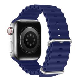 DUX DUCIS DUX DUCIS Apple Watch 38/40/41 mm Armband Wave Design Blå - Teknikhallen.se