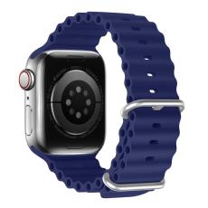 DUX DUCIS DUX DUCIS Apple Watch 38/40/41/42 mm mm Armband Wave Design Bl&aring; - Teknikhallen.se