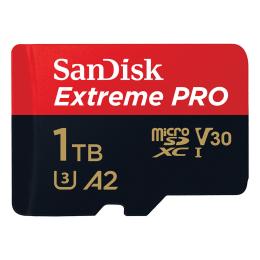 SanDisk SanDisk MicroSDXC Extreme Pro 1 TB 200MB/s Inkl. Adapter - Teknikhallen.se