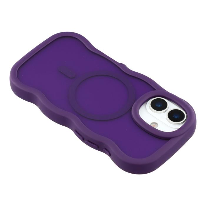 Bild 5,  iPhone 17 Skal MagSafe Wavy Matt Lila - Teknikhallen.se