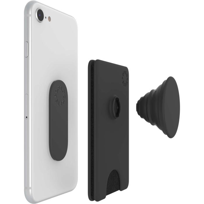 Bild 3, PopSockets PopSockets PopWallet+ Avtagbar Mobil Plånbok Svart - Teknikhallen.se