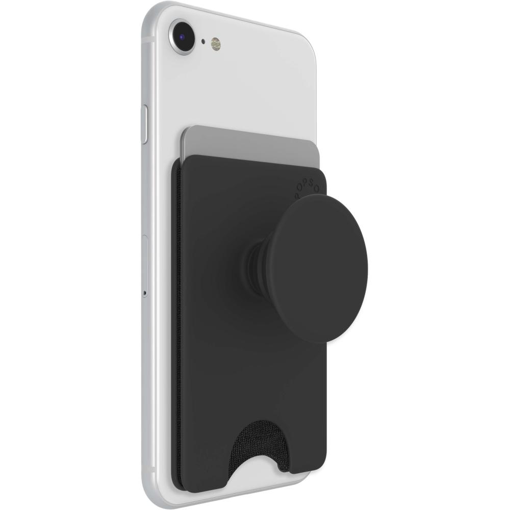 PopSockets PopSockets PopWallet+ Avtagbar Mobil Plånbok Svart - Teknikhallen.se