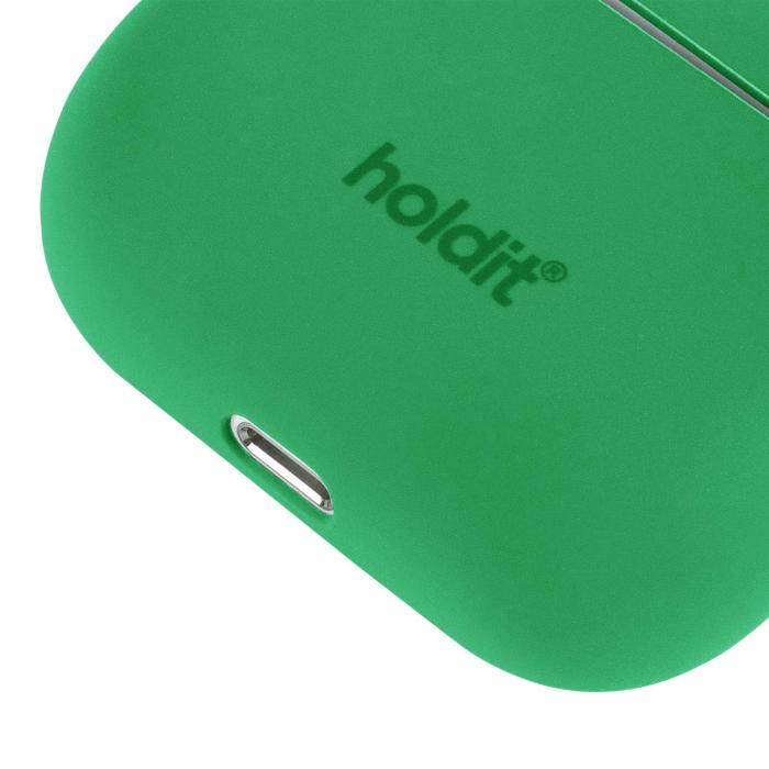 Bild 3, holdit holdit Silikonfodral AirPods 3 Nygård Grass Green - Teknikhallen.se